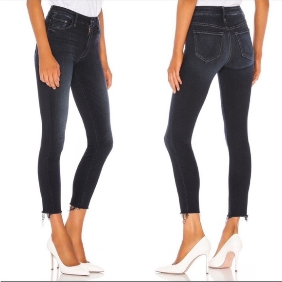 Mother High Waisted Looker Ankle Fray jeans in Last Call 27 - Picture 1 of 16